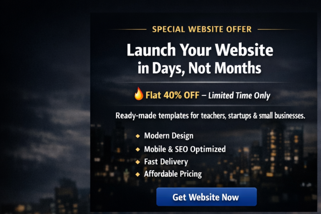 Flat 40% OFF on Educational Website Development Offer
